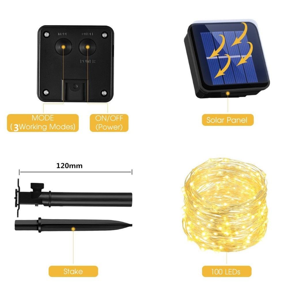 Solar FairyLights - lightstrips