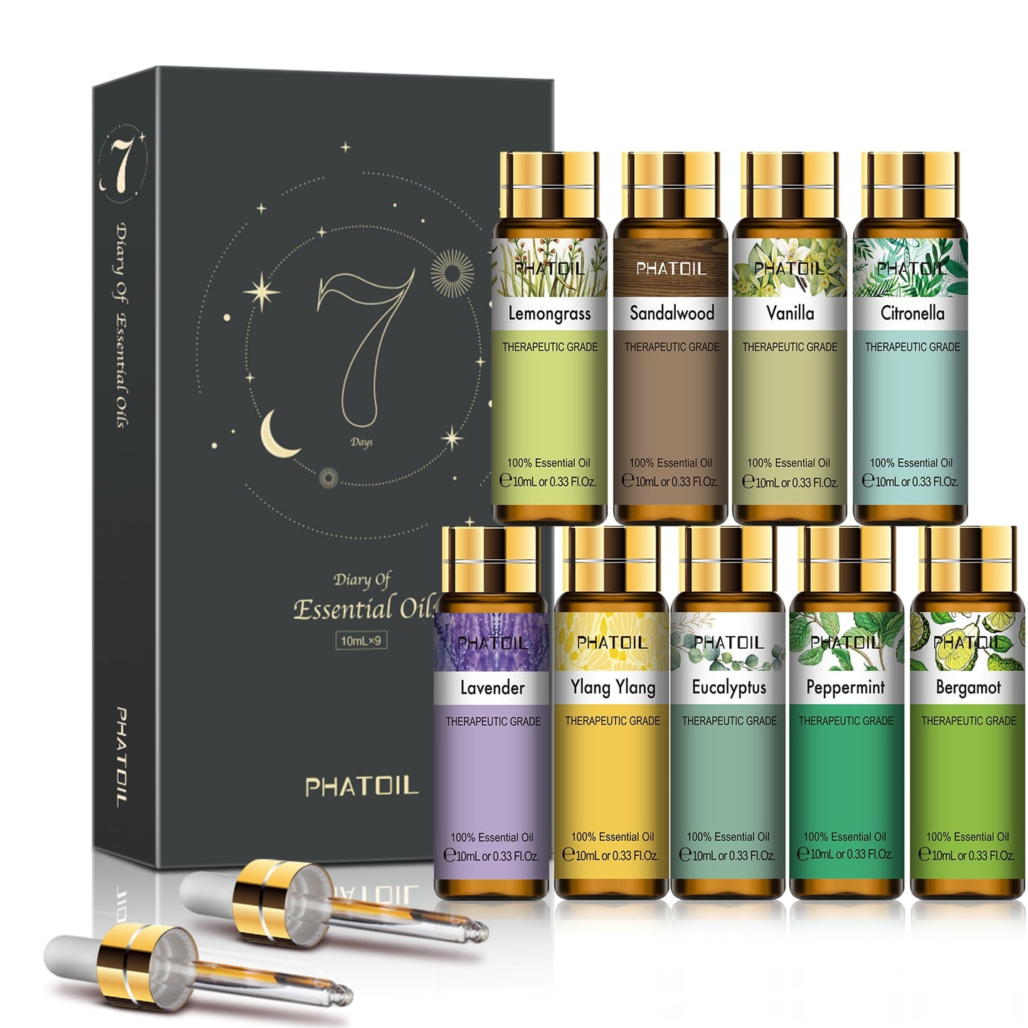 Diffuser Natural Essential Oils - lightstrips
