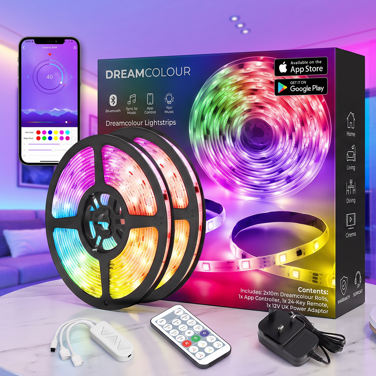 The Dreamy One LED LightStrips® (Cuttable)